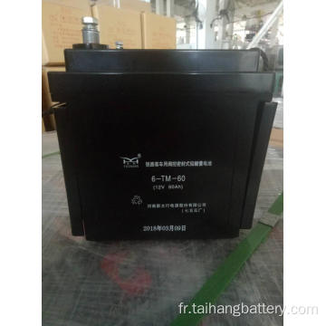 Batterie au plomb 6-TM-60 VRLA pour chemin de fer